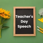 Teacher's Day Speech