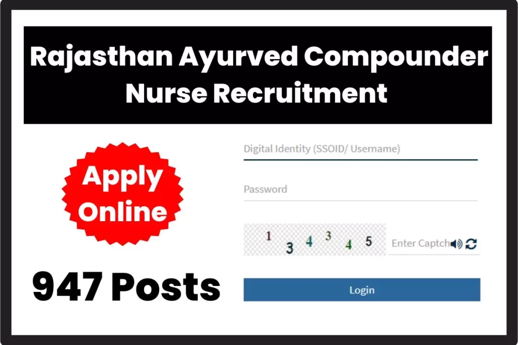 Rajasthan Ayurved Compounder Nurse Recruitment