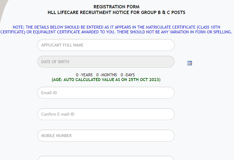SJH Registration Form
