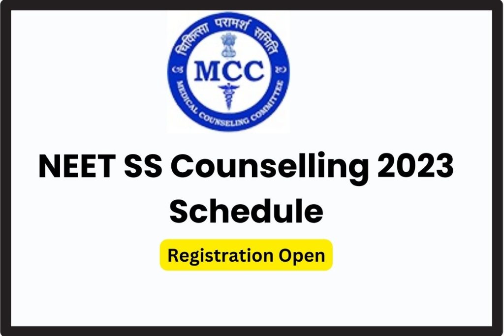 NEET SS Counselling 2023 Schedule