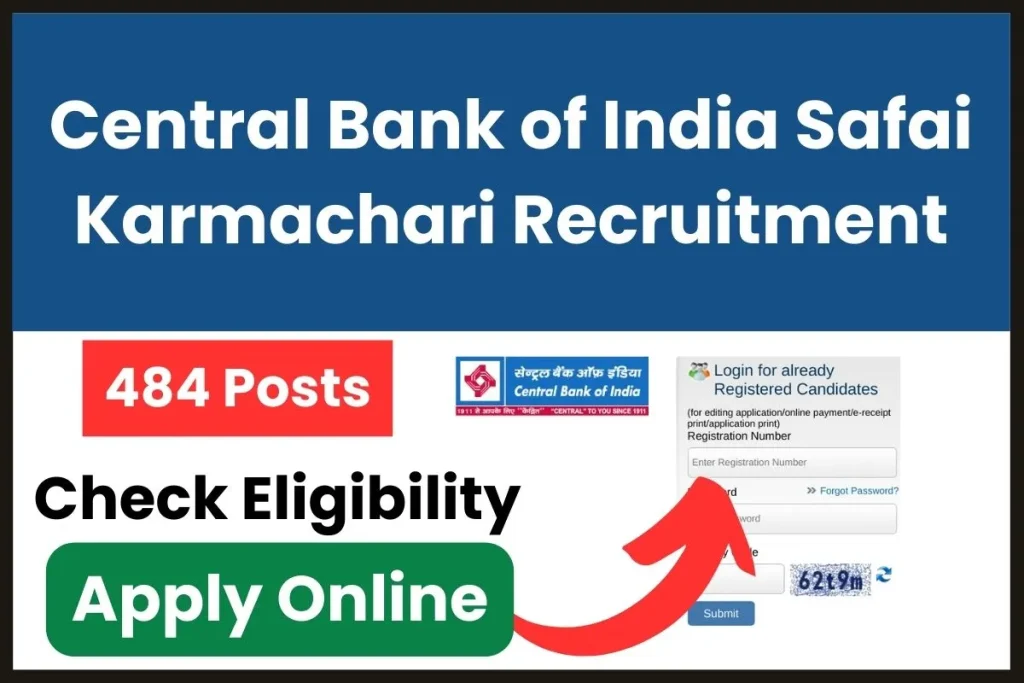 Central Bank of India Safai Karmachari Recruitment