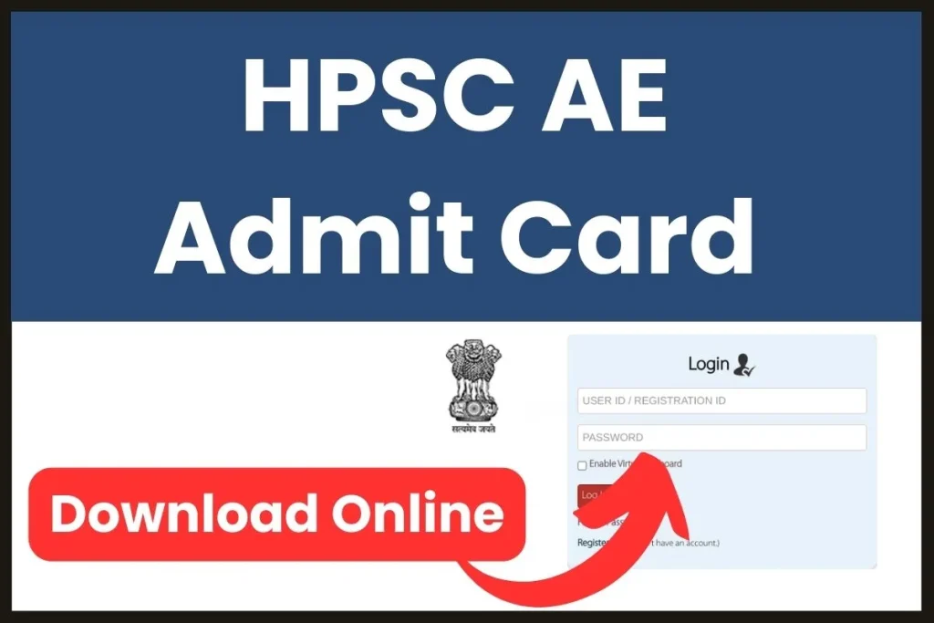 HPSC AE Admit Card