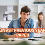 JNVST Previous year question papers