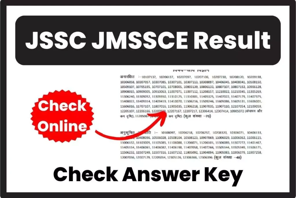 JSSC JMSSCE Result