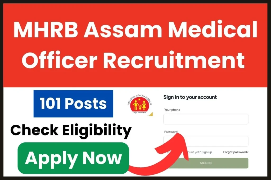 MHRB Assam Medical Officer Recruitment