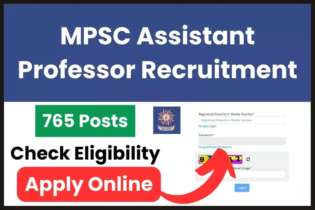 MPSC Assistant Professor Recruitment
