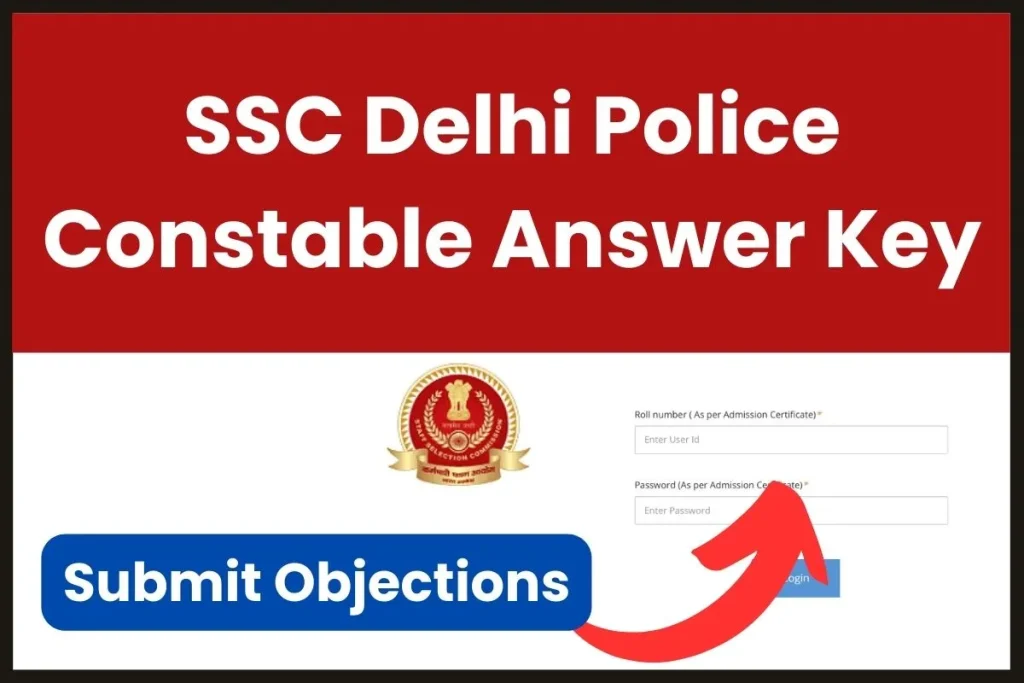 SSC Delhi Police Constable Answer Key