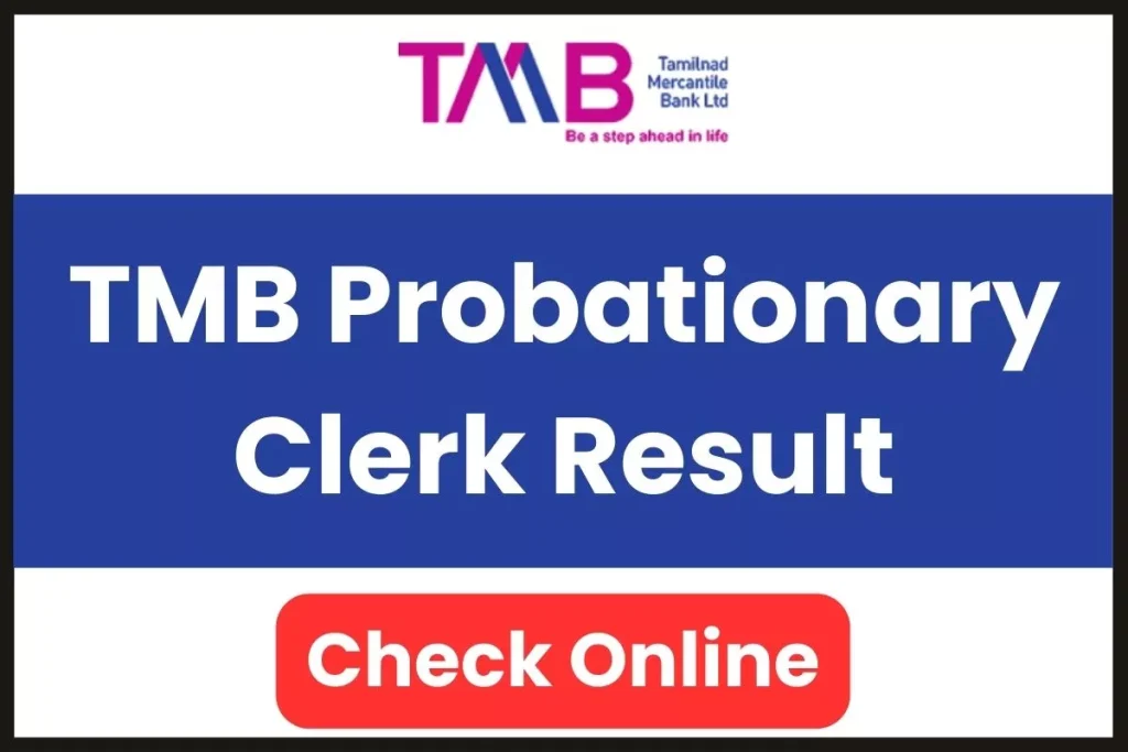 TMB Probationary Clerk Result