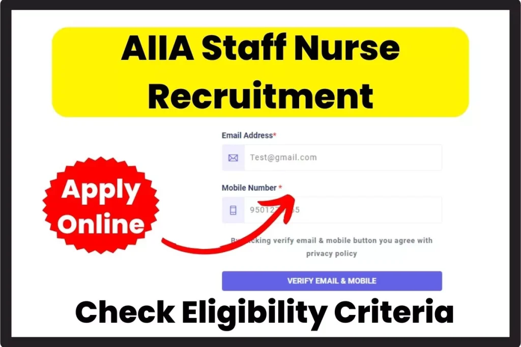 AIIA Staff Nurse Recruitment