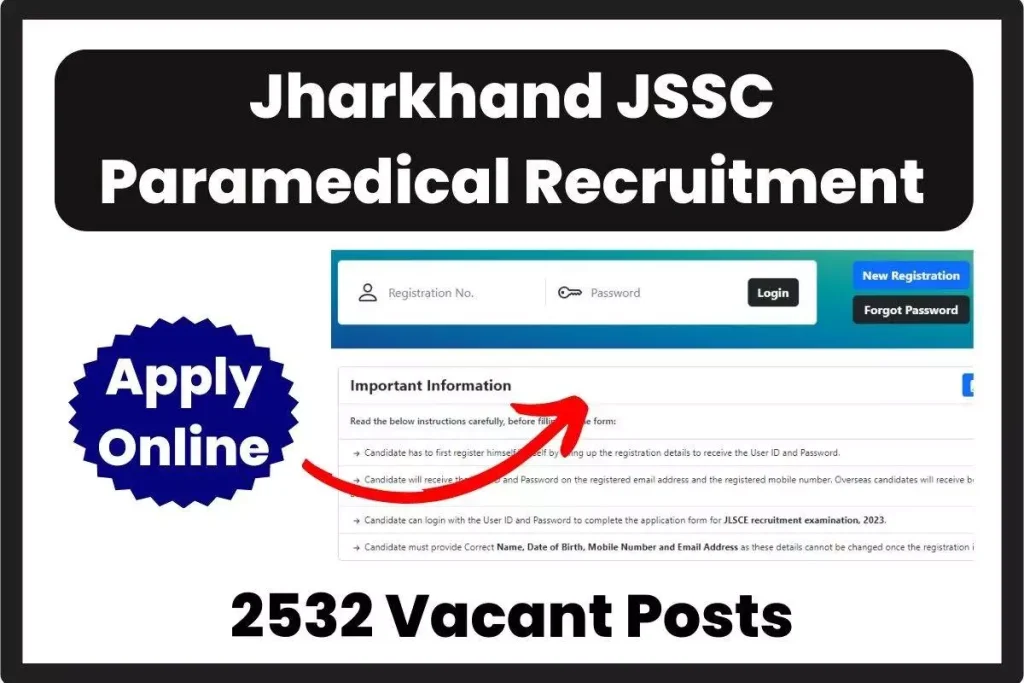 Jharkhand JSSC Paramedical Recruitment