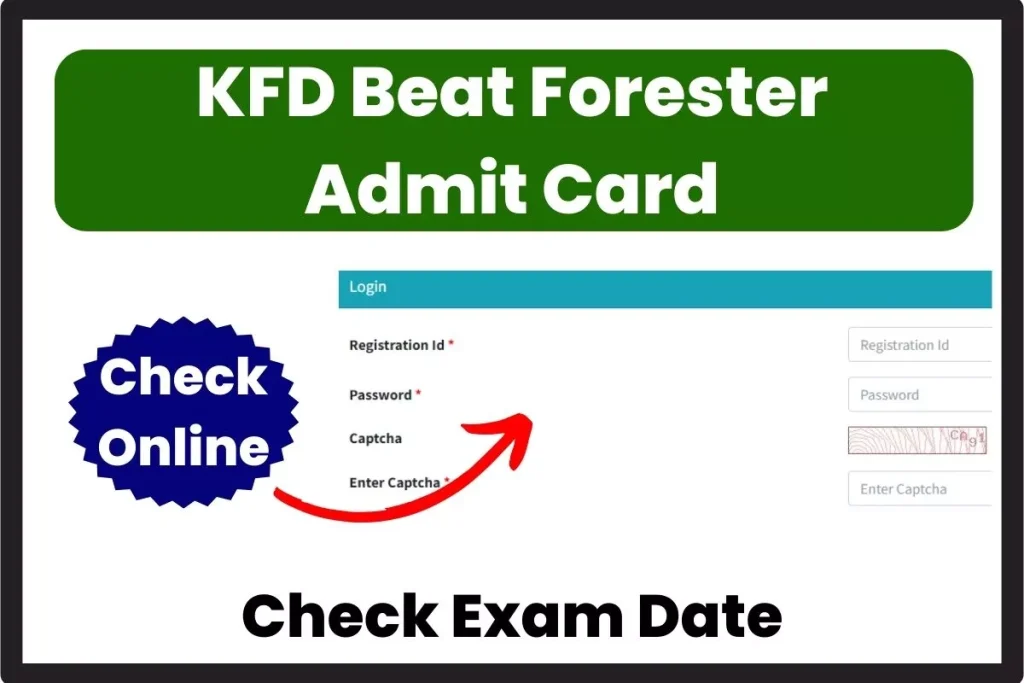 KFD Beat Forester Admit Card