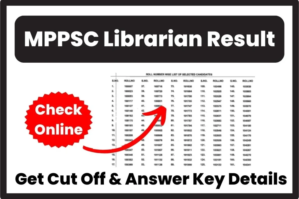 MPPSC Librarian Result