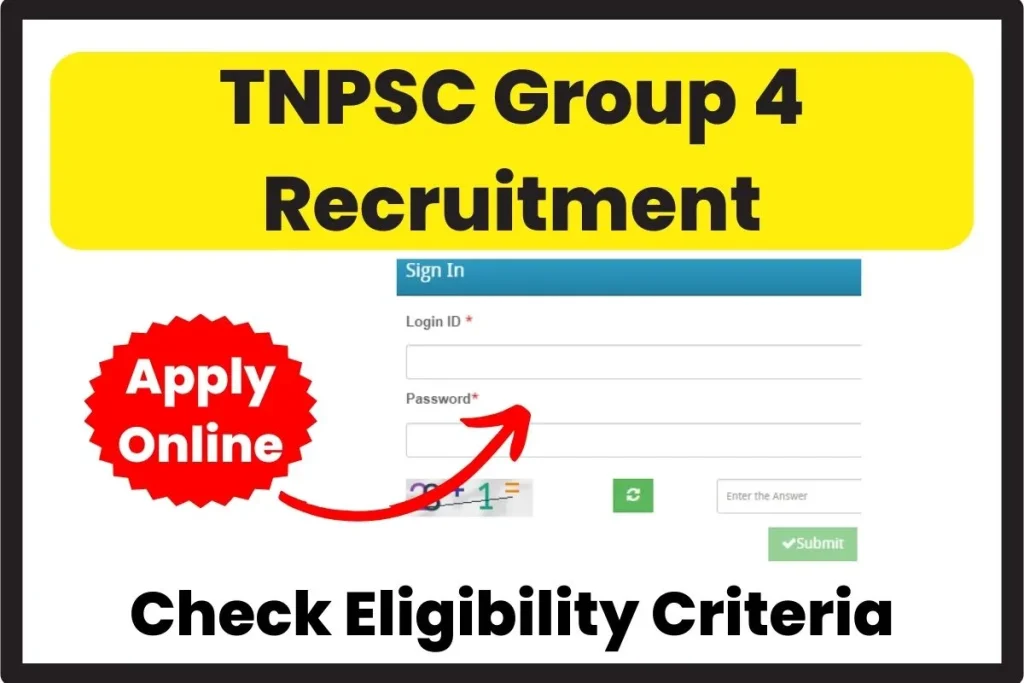 TNPSC Group 4 Recruitment