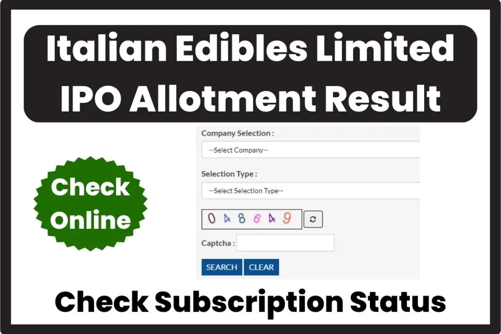 Italian Edibles Limited IPO Allotment Result