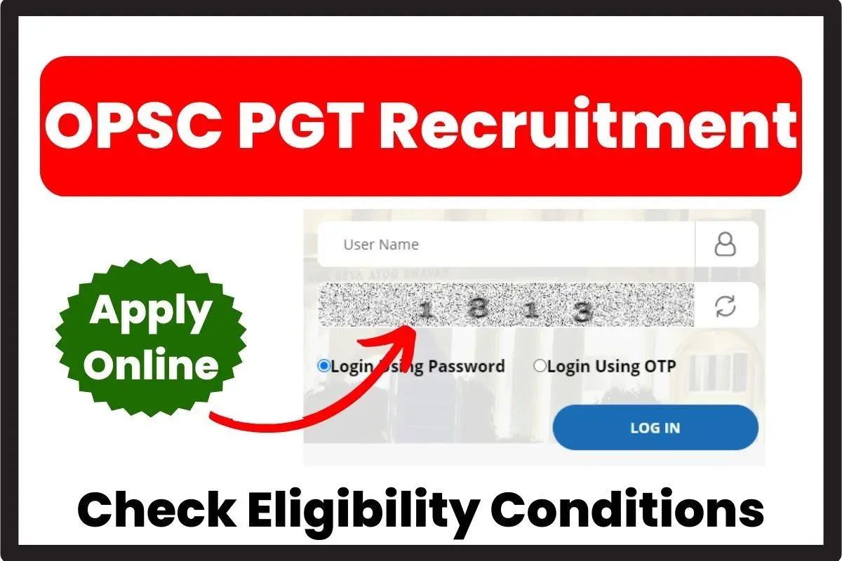 OPSC PGT Recruitment 2024 Notification Out for 1375 Posts Apply
