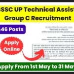 UPSSSC UP Technical Assistant Group C Recruitment